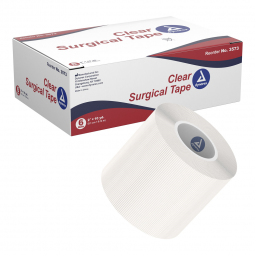 Dynarex Dynarex 3573-dynarex Adhesive Medical Tape, 2 Inch x 10 Yard, Transparent, Tapes & Fasteners