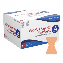 Dynarex Dynarex 3618-dynarex Tan Adhesive Fabric Bandage, 1 x 3 Inch, Adhesive Bandages (CS)