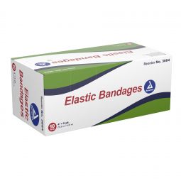 Dynarex Dynarex 3664-Dynarex Clip Detached Closure Elastic Bandage, 4 Inch x 5 Yard, Compression Ban