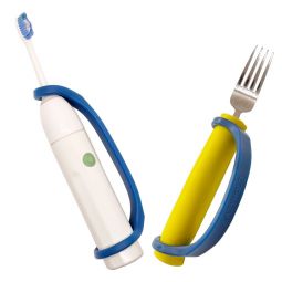 EaZyHold 117 Adaptive Grip Aid, Navy 2 Pack (extra-large w/ large holes)