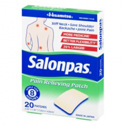 Salonpas Emerson Healthcare 46581011020-Salonpas Topical Pain Relief Patches, Pain Relief (CT)
