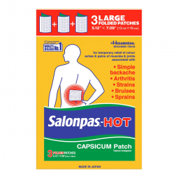 Salonpas Hot Emerson Healthcare 46581070003-Salonpas Hot Capsaicin Topical Pain Relief, Pain Relief 