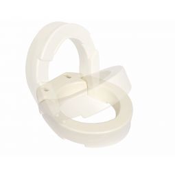 Essential Medical B5085 Hinged Toilet Seat Riser-Elongated