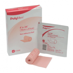 PolyMem Ferris Manufacturing 5244-PolyMem Nonadhesive without Border Foam Dressing, 4 x 24 in, Foams