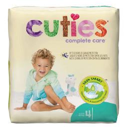 Cuties Complete Care First Quality CDB004-Cuties Complete Care Diapers, Size 4, Baby Diapers (PK)