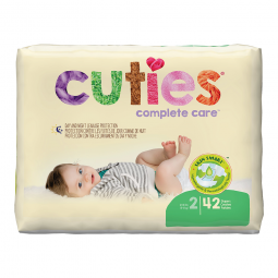 Cuties Complete Care First Quality CR2001-Cuties Premium Diaper, Size 2, Baby Diapers (PK)