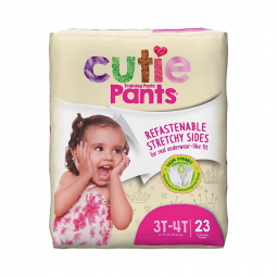Cutie Pants First Quality CR8008-Cutie Pants Training Pants, Female, Toddler, Disposable, Heavy Abso
