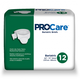 ProCare First Quality CRB-017-ProCare Unisex Adult Incontinence Brief, Heavy Absorbency, White, 2-XL