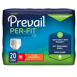 Prevail Per-Fit First Quality PF-512-Prevail Per-Fit Extra Absorbent Underwear, Medium, Underwear (B