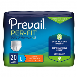 Prevail Per-Fit First Quality PF-513/1-Unisex Adult Absorbent Underwear Prevail Per-Fit Pull On with