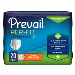 Prevail Per-Fit First Quality PF-514/1-Unisex Adult Absorbent Underwear Prevail Per-Fit Pull On with