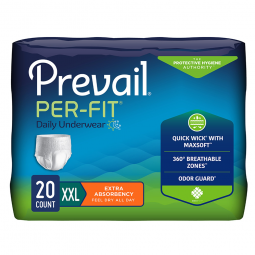 Prevail Per-Fit First Quality PF-517/1-Unisex Adult Absorbent Underwear Prevail Per-Fit Pull On with