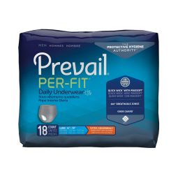 Prevail Per-Fit Men First Quality PFM-513-Prevail Per-Fit Men Adult Moderate Absorbent Underwear, La