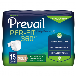 Prevail Per-Fit 360� First Quality PFNG-014/1-Prevail Per-Fit 360� Daily Briefs, Maximum Plus, Size 