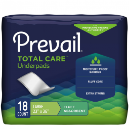 Prevail Total Care First Quality PV-418-Prevail Fluff Underpad, 23 x 36 Inch, Underpads (BG)