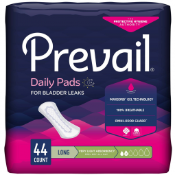 Prevail Daily Pads First Quality PV-944/2-Prevail Daily Bladder Control Pad, Very Light, Long Length