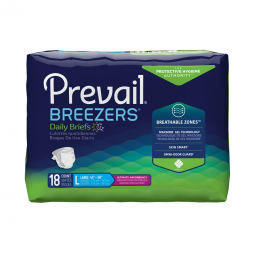 Prevail Breezers First Quality PVB-013/2-Prevail Breezers Ultimate Incontinence Brief, Large, Adult 