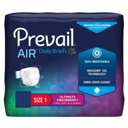 Prevail Air First Quality PVBNG-012CA/1-Prevail Air Stretchable Briefs Ultimate Plus Absorbency, Siz
