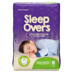 Cuties Sleep Overs First Quality SLP05301-Cuties Sleep Overs Absorbent Underwear, Small/Medium, Over