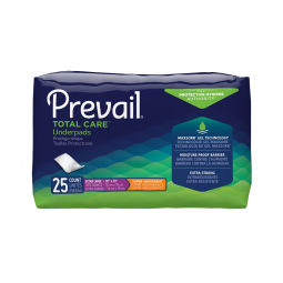 Prevail Total Care First Quality UP-100/1-Prevail Total Care Heavy Absorbency Underpad, 30x 36 in, U