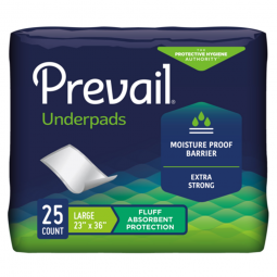 Prevail First Quality UP-150/2-Prevail Total Care Fluff Underpads, Large, Underpads (PK)