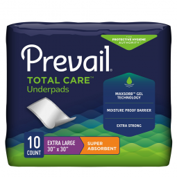 Prevail Total Care First Quality UPS-120/1-Prevail Total Care Super Absorbent Polymer Underpad, 30 x