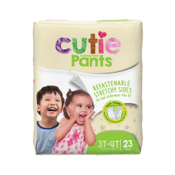 Cutie Pants First Quality WP8001/1-Cutie Pants, Unisex Toddler, Disposable, Heavy Absorbency, Daytim