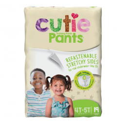 Cutie Pants First Quality WP9001/1-Cutie Pants, Unisex Toddler, Disposable, Heavy Absorbency, Daytim