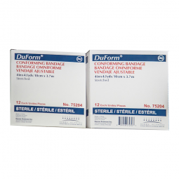 Duform Gentell 75204-Duform Sterile Conforming Bandage, 4 in x 4.1 yd (CS/96)