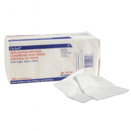 Dusoft Gentell 94144-Dusoft Nonwoven Sponge, 4 x 4 in (CS/2000)
