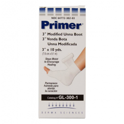 Primer Gentell GL3001-Primer Unna Boot with Zinc Oxide, 3 Inch x 10 Yard, Unna Boots