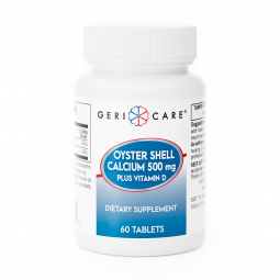Geri-Care Geri-Care 742-06-GCP-Geri-Care Oyster Shell Calcium with Vitamin D-3 Joint Health Suppleme