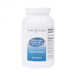 Geri-Care Geri-Care 742-25-GCP-Geri-Care Oyster Shell Calcium Plus Vitamin D Joint Health Supplement