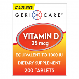 Geri-Care Geri-Care 876-20-GCP-Geri-Care Vitamin D-3 Supplement, Vitamin D Supplements (CS)