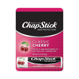 ChapStick Glaxo Consumer Products 00573070512-ChapStick Cherry Lip Balm, 0.15 oz Tube, Lip Balm (CT/