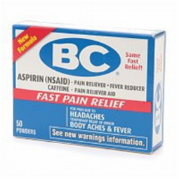 BC Glaxo Consumer Products 04203710373-BC Aspirin Powder Stick Packs, Pain Relief (BX)