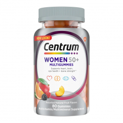 Centrum Women 50+ Glaxo Consumer Products 30573128675-Centrum Women 50+ MultiGummies Assorted Natura