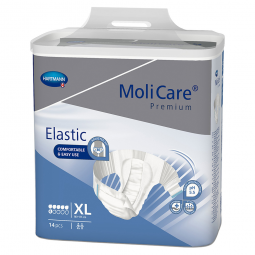 MoliCare Premium Elastic 6D Hartmann 165274-MoliCare Premium Elastic Incontinence Brief, 6D, Extra L
