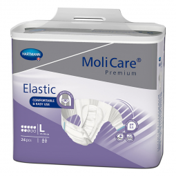MoliCare Premium Elastic 8D Hartmann 165473-MoliCare Premium Elastic Incontinence Brief, 8D, Large, 