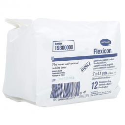 Flexicon Hartmann 19300000-Flexicon Sterile Conforming Bandage, 3 Inch x 4-1/10 Yard, Compression Ba