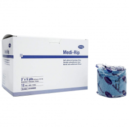 Medi-Rip Hartmann 25320000-Medi-Rip Self-adherent Closure Cohesive Bandage, 2 Inch x 5 Yard, Compres