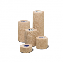 Medi-Rip Hartmann 25400000-Medi-Rip Self-adherent Closure Cohesive Bandage, 4 Inch x 5 Yard, Compres