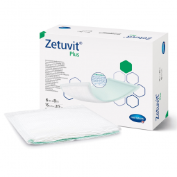 Zetuvit Plus Hartmann 413112-Zetuvit Plus Sterile Superabsorbent Dressing, 6 x 8 in, Cellulose Dress
