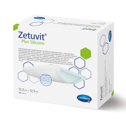 Zetuvit Plus Silicone Non-Bordered Hartmann 413115-Zetuvit Plus Silicone Super Absorbent Dressing, 5