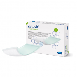 Zetuvit Plus Silicone Non-Bordered Hartmann 413118-Zetuvit Plus Silicone Super Absorbent Dressing, 8