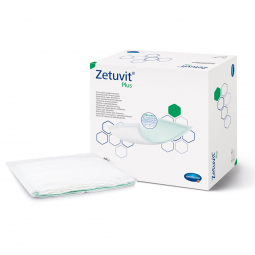 Zetuvit Plus Hartmann 413715-Zetuvit Plus Sterile Superabsorbent Dressing, 8 x 16 Inch, Cellulose (B