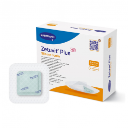 Zetuvit Plus Silicone Border Hartmann 413900-Zetuvit Plus Silicone Border Super Absorbent Dressing, 