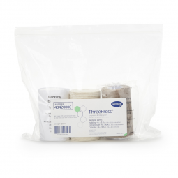 ThreePress Hartmann 43420000-ThreePress Self-adherent Closure 3 Layer Compression Bandage System, Co