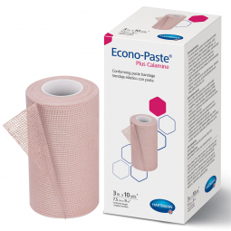 Econo-Paste Plus Calamine Hartmann 47310000-Econo-Paste Plus Unna Boot, 3 Inch x 10 Yard, Impregnate