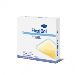 FlexiCol Hartmann 48610000-FlexiCol Hydrocolloid Dressing, 4 x 4 Inch, Hydrocolloids (BX)